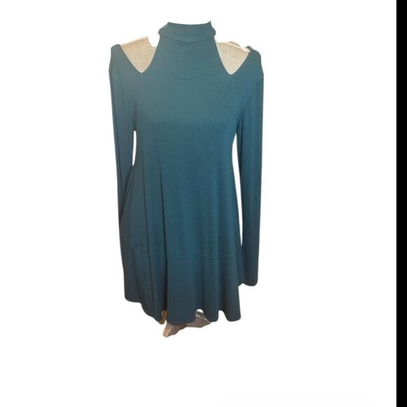 Free people cold shoulder dress M (6024A) - Picture 1 of 3